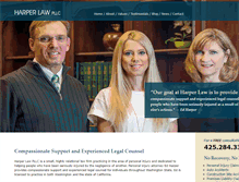 Tablet Screenshot of edharperlaw.com